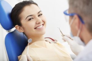 patient happy to see their dentist